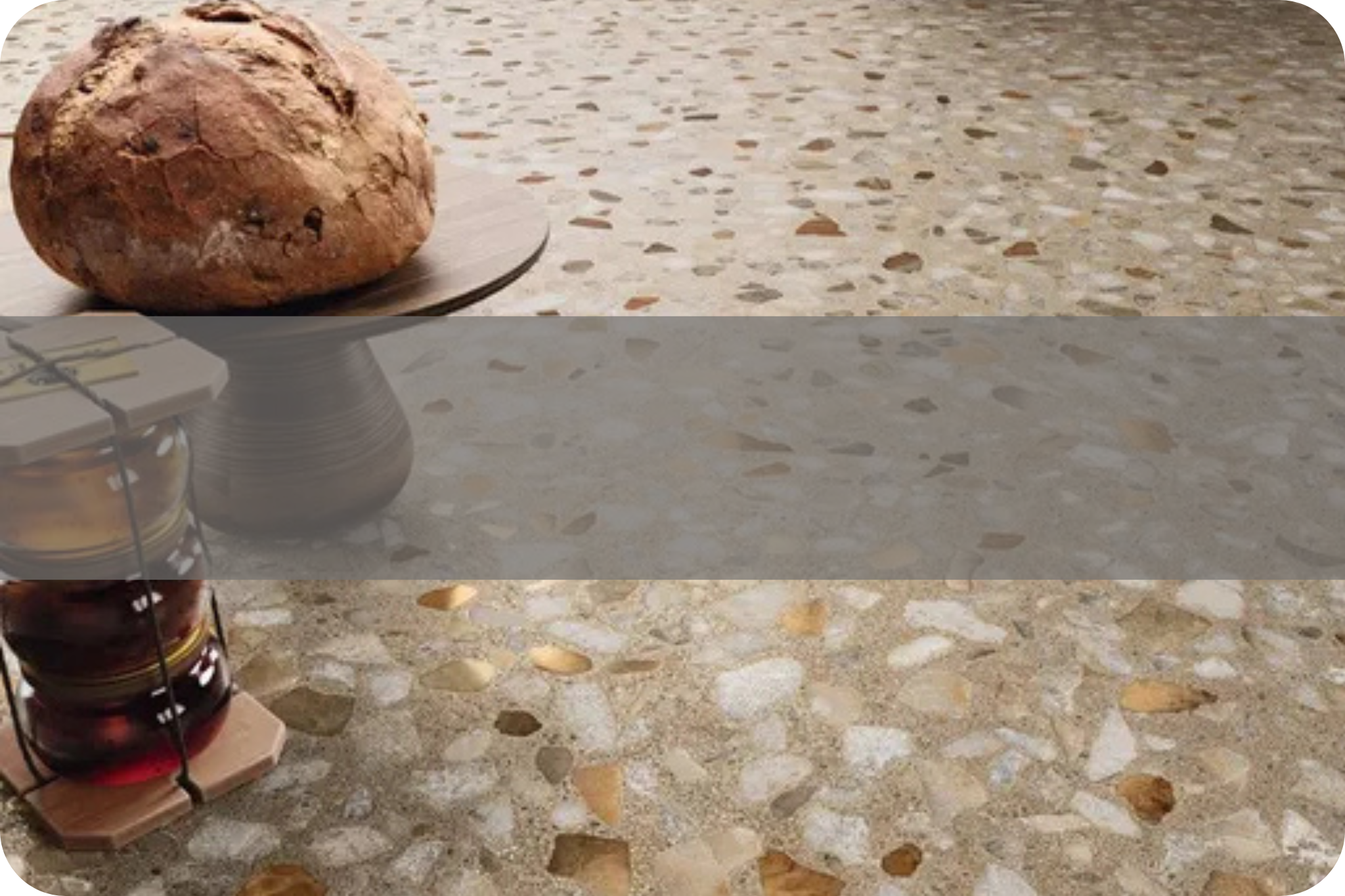 Carreaux de porcelaine finis Terrazzo