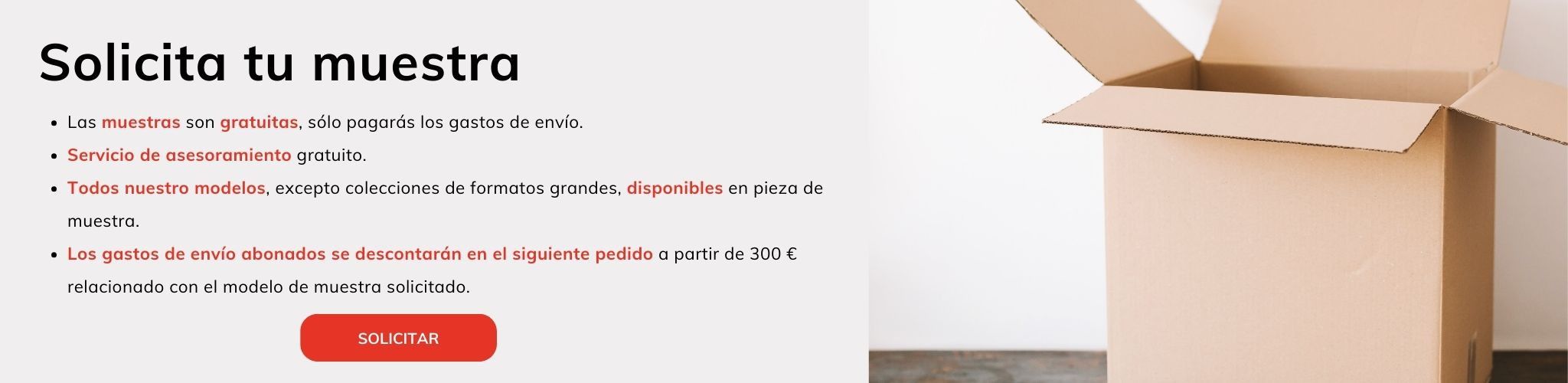 Solicita tu muestra