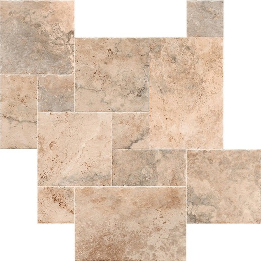 Crosscut Beige Modular 44x66