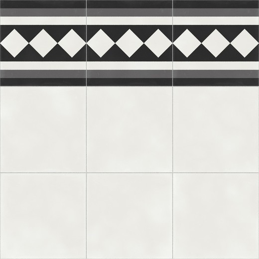 Vienna White Border Natural 59,2x59,2