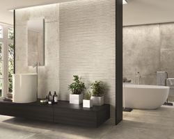 1213 Toscane Rectifiée 40x120 Frêne Relief