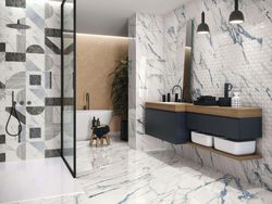 1840 Pulido Rectificado Firenze 98x98 Blue calacatta