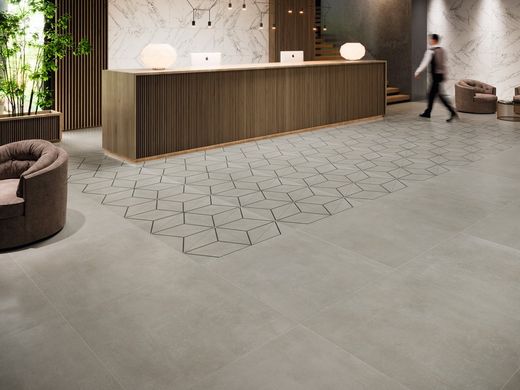 1845 Phénix Rectifié 100x100 Décor Fumée