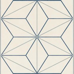 1845 Phénix Rectifié 100x100 Décor Blanc