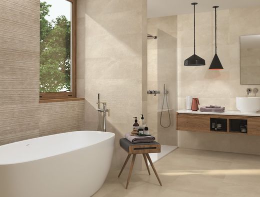 9521 Manhattan Rectifié 30x90 Crème