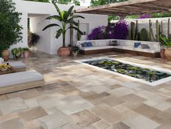 Adagio Taupe Modulaire 44x66 Antidérapant
