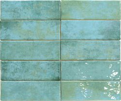 Poterie turquoise 6,5 x 20