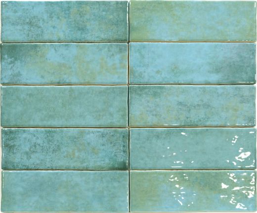 Poterie turquoise 6,5 x 20