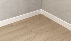 Caixa Rodapé Branco Mate 10x60