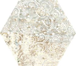 Tapis Sable Hexagone 25x29