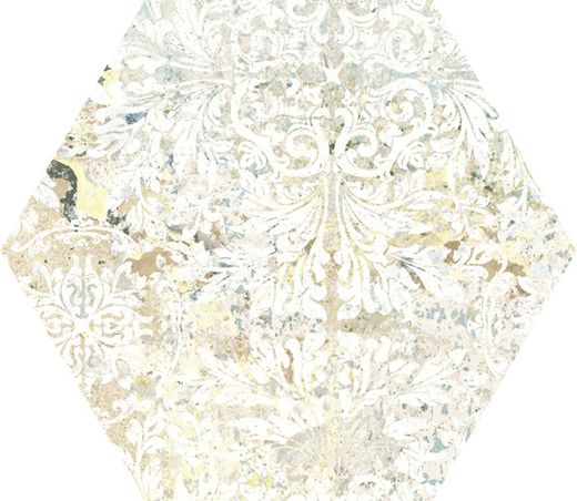 Tapis Sable Hexagone 25x29