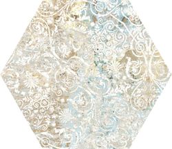 Tapis Vestige Hexagone 25x29