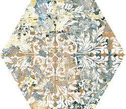 Tapis Vestige Hexagone 25x29