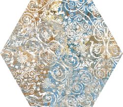 Tapis Vestige Hexagone 25x29