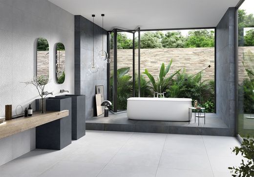 Chrome Concept Blanc 40x120