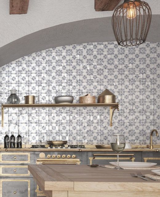 Córcega Azul Mate 13x13