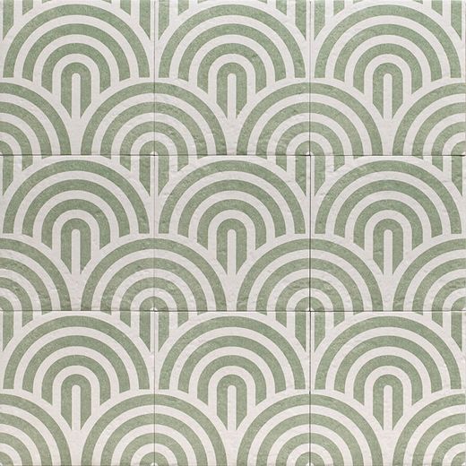 Decor Green Three 20x20