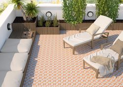 Décor Marivent Orange 15x15