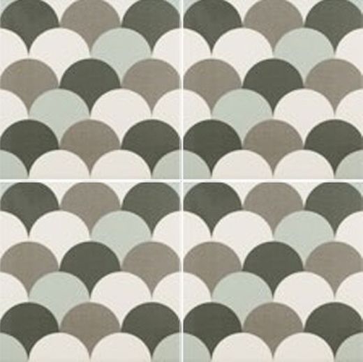 Décor Marivent Vert 15x15