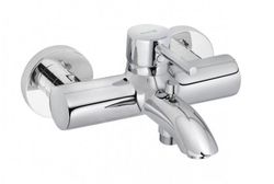 Grifo cromado de pared para bañera Kludi Bozz