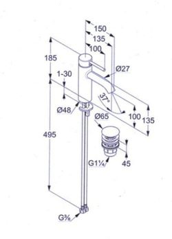 Robinet de lavabo Bozz