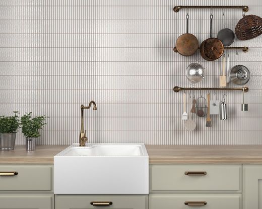 188862 Kit-Kat Mosaico Neve Brilhante 11,5x23,1