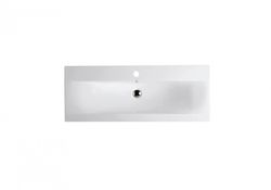 Lavabo suspendido Clever 100x39 cm blanco