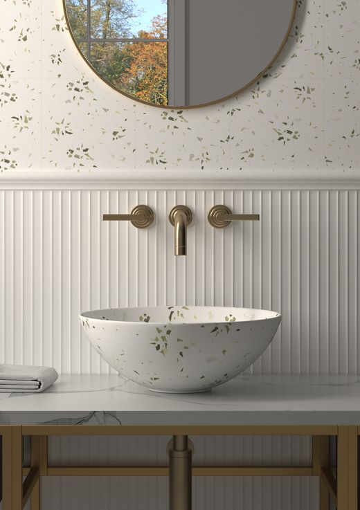 Lavabo Fragmenta vert 40x40x15