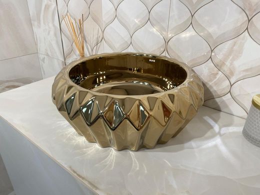 Lavabo Selene Or Clair 40,5x40,5x15