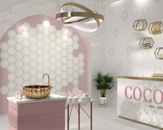 Lavabo Selene Or Clair 40,5x40,5x15