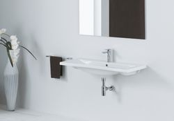 Lavabo suspendido Clever 90x39 cm blanco