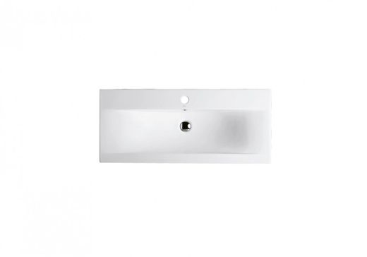 Lavabo suspendido Clever 90x39 cm blanco