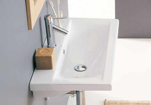 Lavabo suspendido Clever 90x39 cm blanco