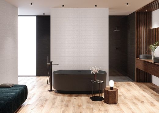 Leira Conceito Branco 30x90