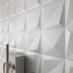 187342 - Shapes - Origami white 25x25