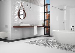 Lunette Manhattan blanc brillant 7,5x30