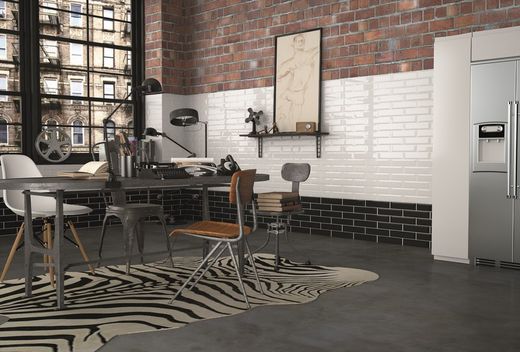 Lunette Manhattan noire brillante 7,5x30