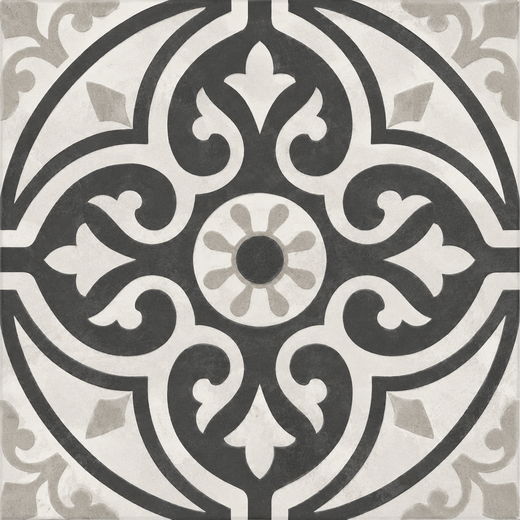 Normandy White Centro 20x20