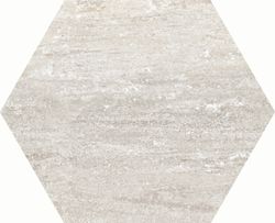 Oberon White Hexagonal Antideslizante 48x56