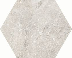 Oberon White Hexagonal Antideslizante 48x56