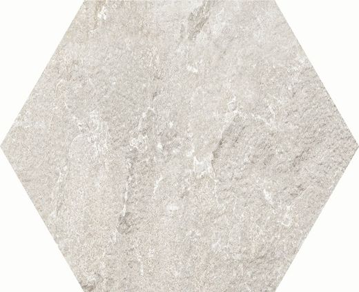 Oberon White Hexagonal Antideslizante 48x56