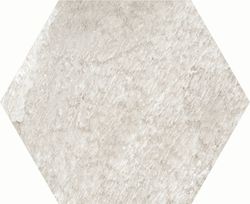 Oberon White Hexagonal Antideslizante 48x56