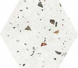 Sonar White Hexagonal 48x56