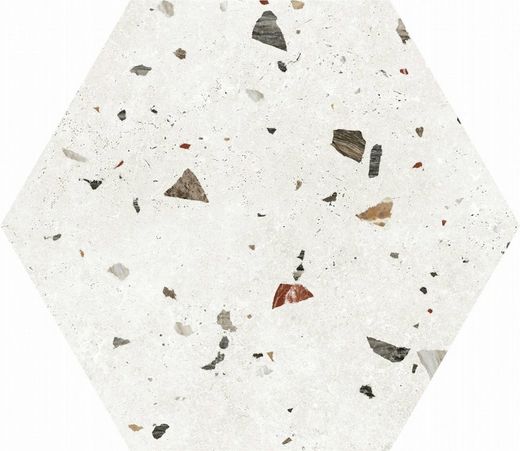 Sonar White Hexagonal 48x56