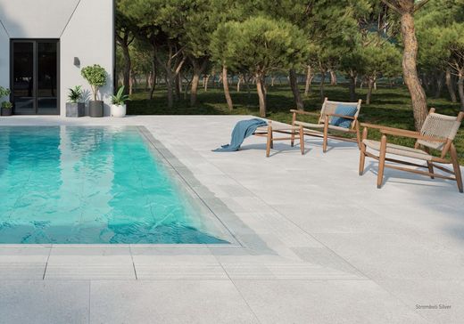 Stromboli Argent 75x75 cm Ext.