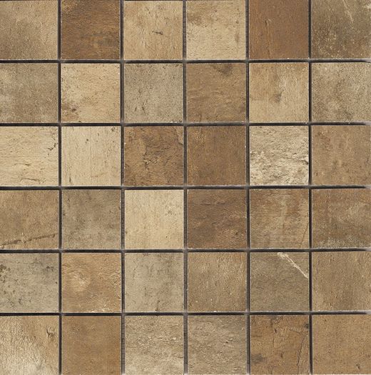 Terre Rosso Naturel 5x5. Mosaïque 29,75x29,75