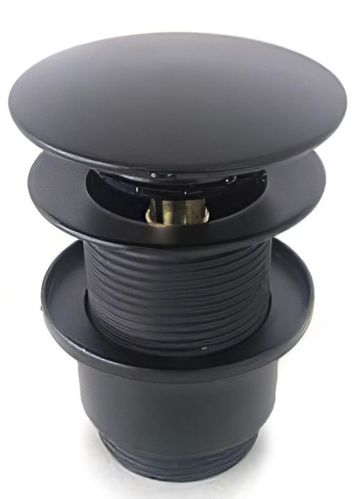 Válvula One Touch Negro Mate 6.8x6.3